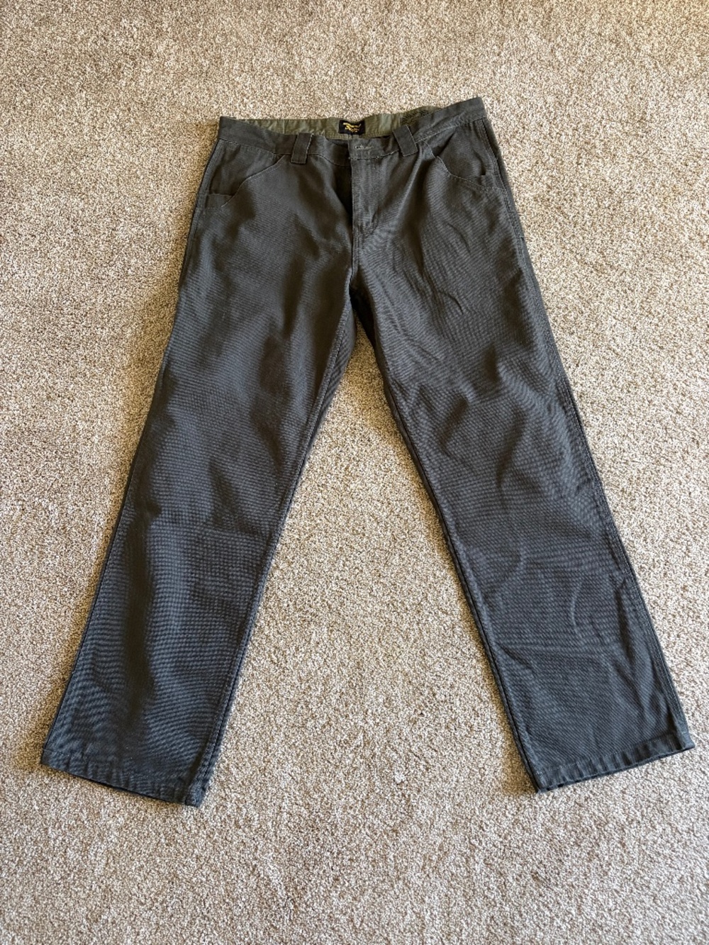 The Seager Co Bison Canvas Pant 35 Workwear Carpenter